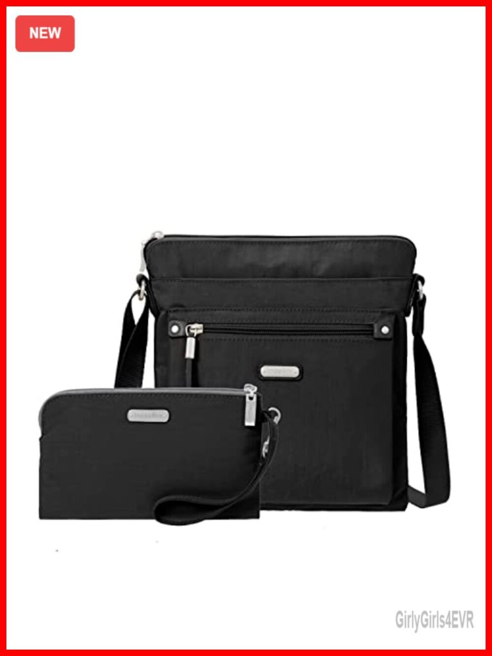 RFID Crossbody Phone Wristlet Water Resistant Lightweight